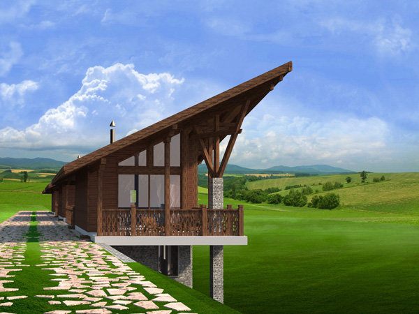 Къщи за гости село Баня архитект проект европроект