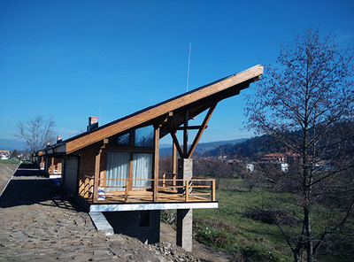 Три къщи за гости село Баня, проект 2013г.